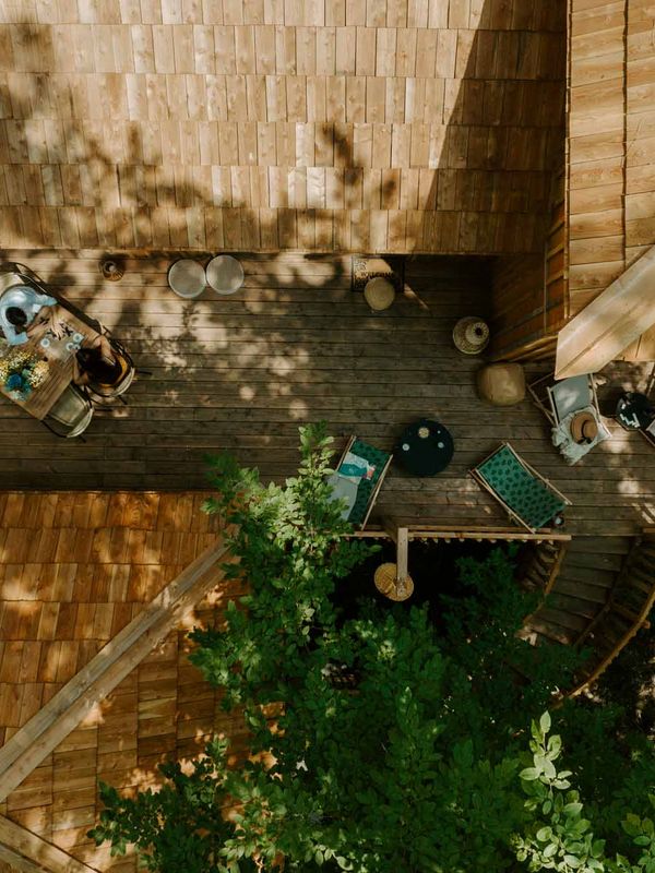 Cabane la forêt